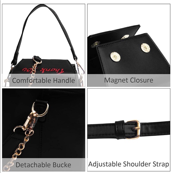 🥡 Black Chinese Takeout Purse 🥡 - Picture 4 of 6